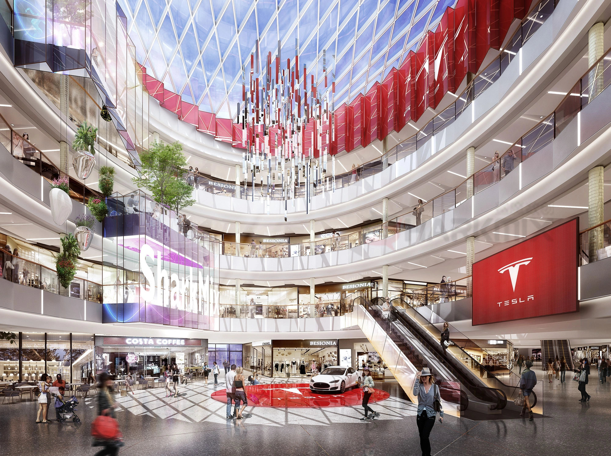 Retail atrium